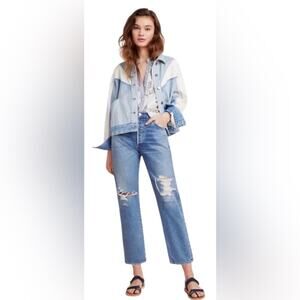 Citizens Of Humanity Premium Vintage Emery High Rise Relaxed Crop Jeans, size 28